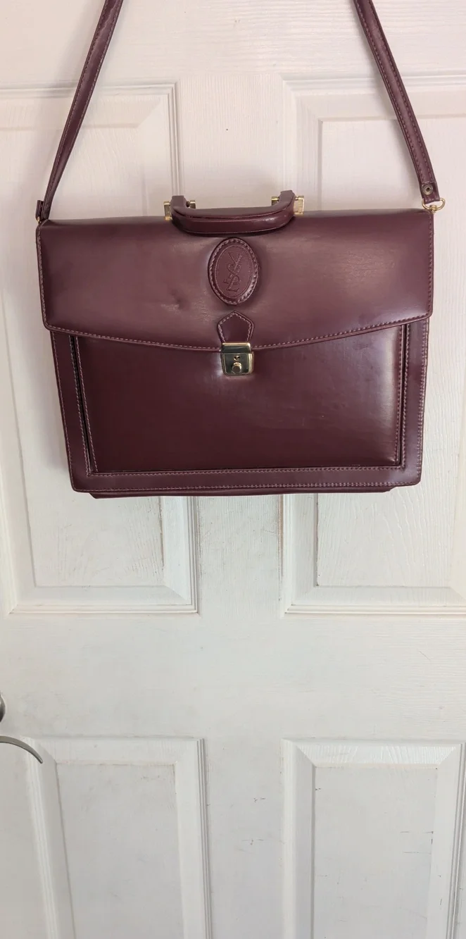Vintage Yves Saint Laurent Briefcase Bag